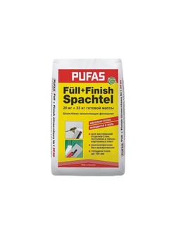 Pufas Full+Finish (№1) шпаклевка гипсовая финишная 20 кг