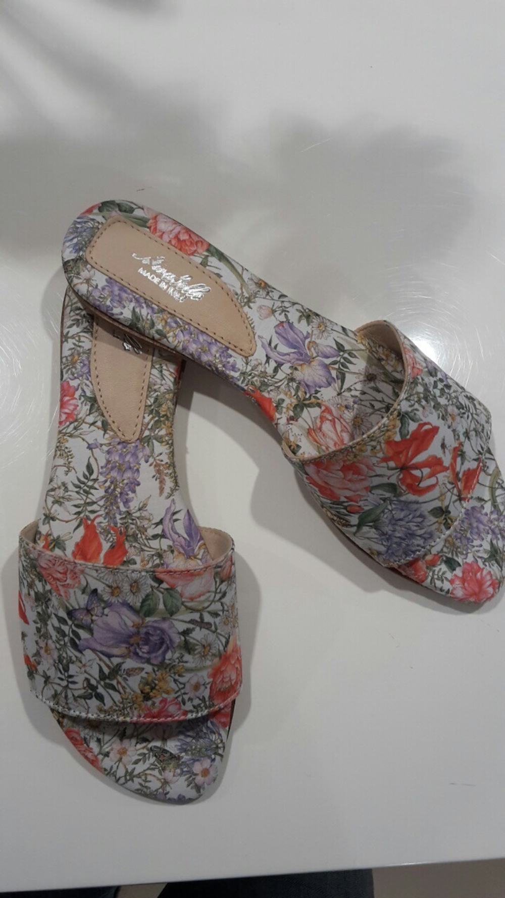 Домашние тапочки Mirabello Fiori Destate Bianco Италия фото