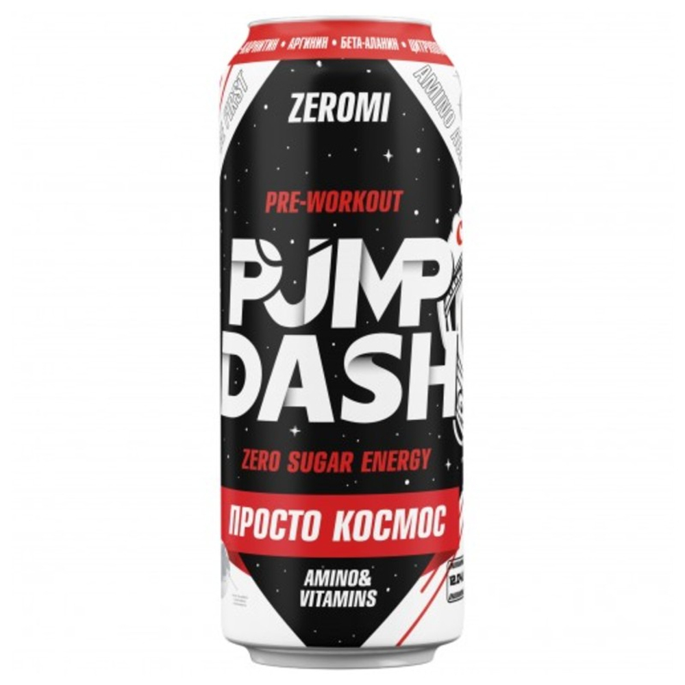 ZEROMI Энергетический pre-workout напиток PUMP DASH (450 мл.) [M]