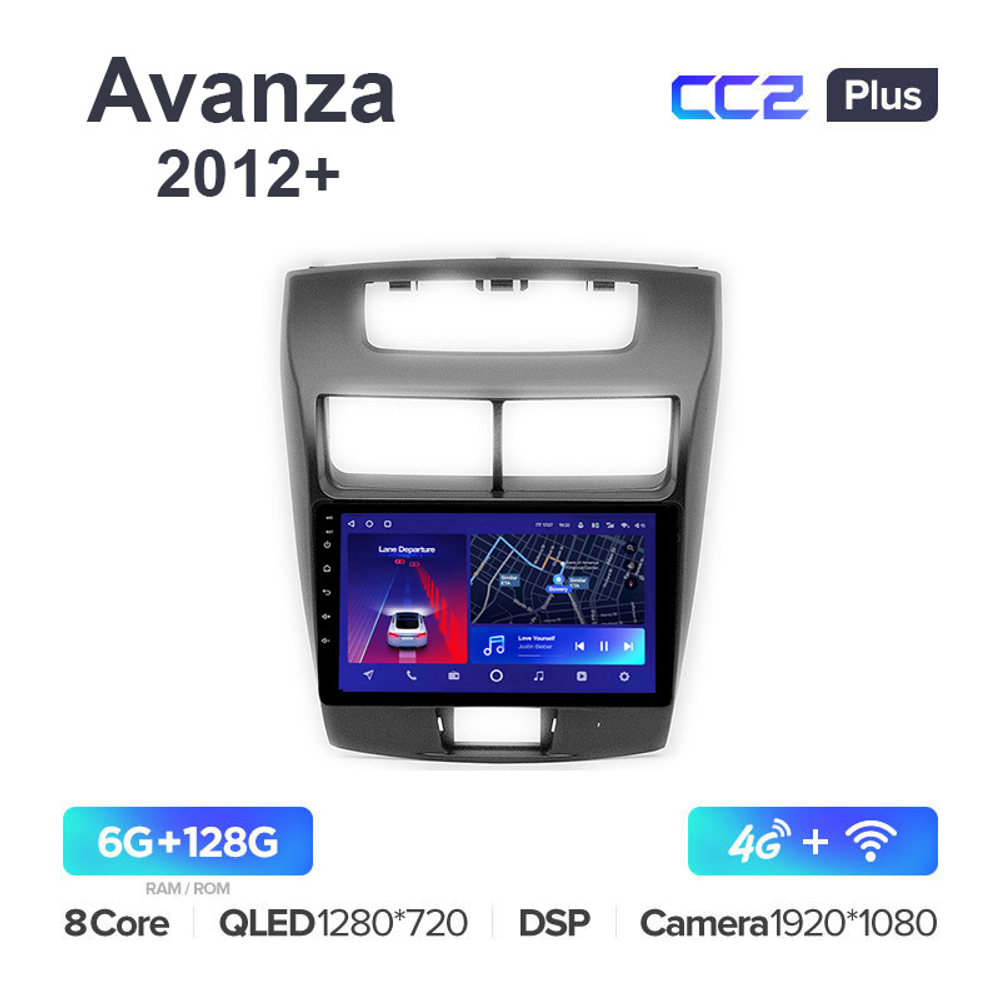 Teyes CC2 Plus 9"для Toyota Avanza 2012+