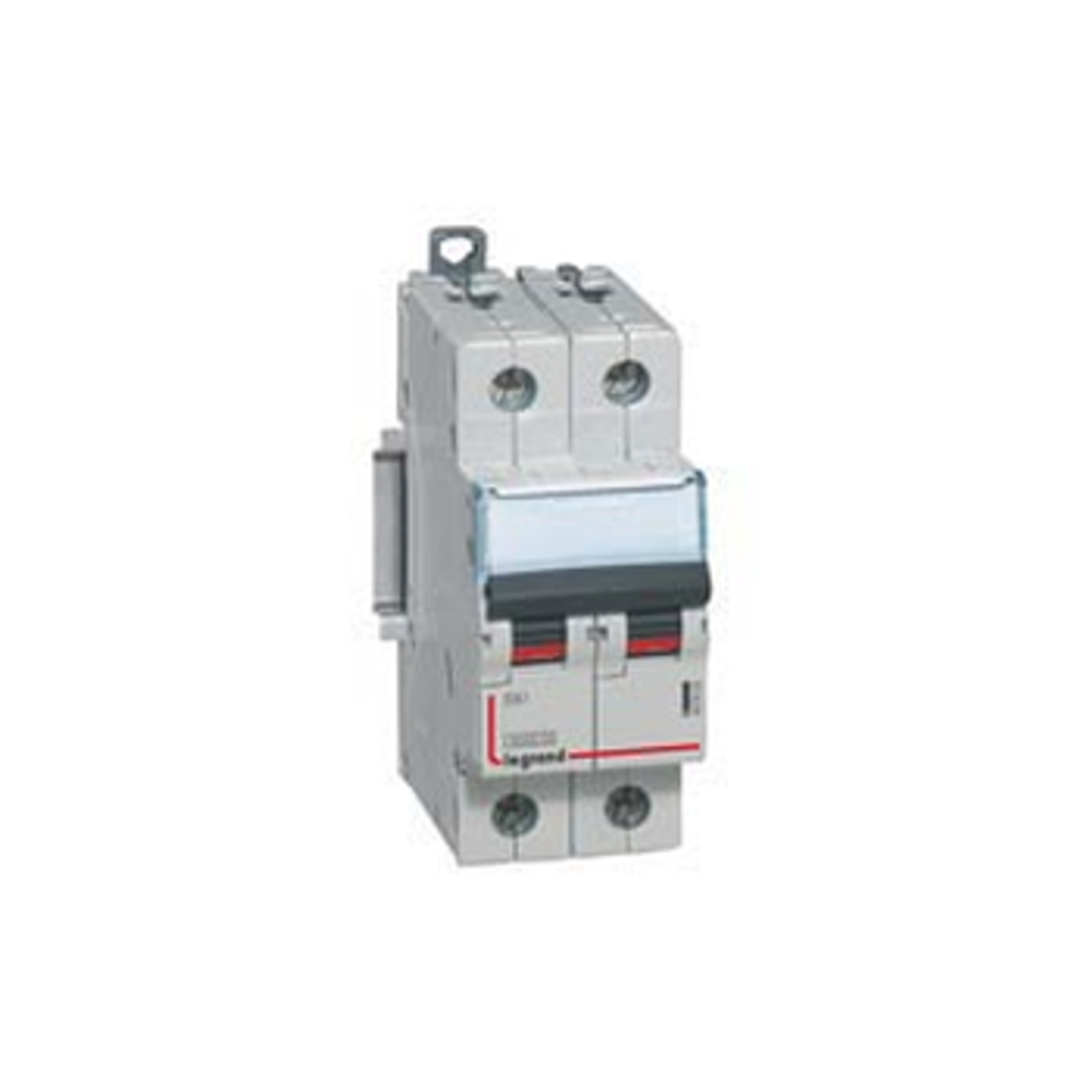 Выключатель автоматический 2П 6А характеристика D 25кА Legrand DX3 409818