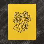 Слоненок №5 с букетом