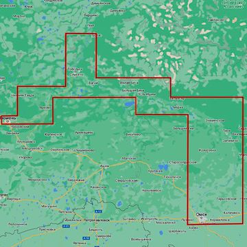 C-MAP Россия Сибирь р. Иртыш, Тобол, Тавда, Тура для Lowrance / Simrad / B&G MAX-N+ RS-Y514