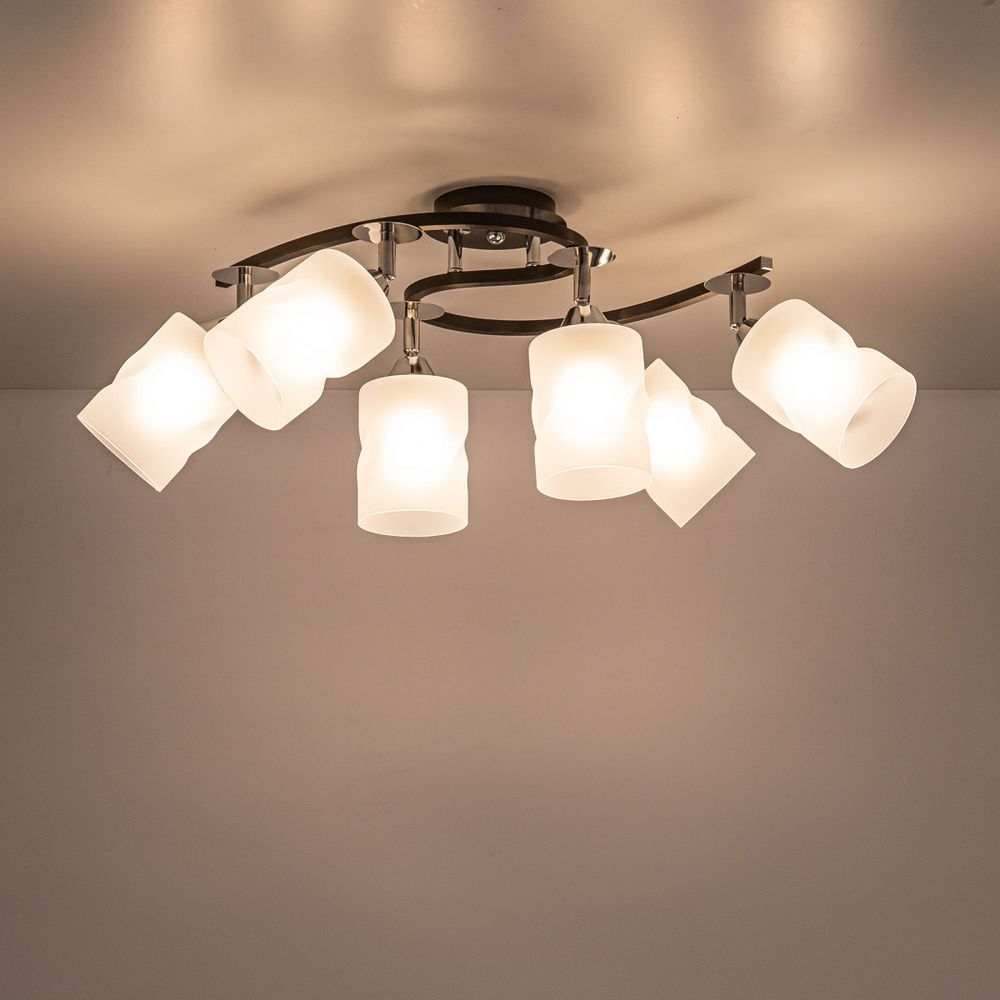 Citilux Сиерра CL119261 Люстра с поворотными плафонами Чёрная