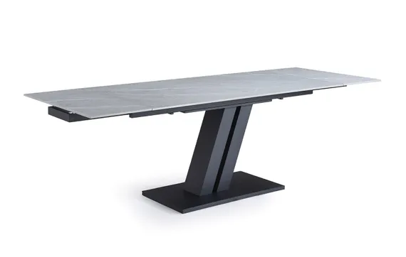 Стол раздвижной Chevron 160-240х90 см серая керамика | Купить в Hallberg.ru