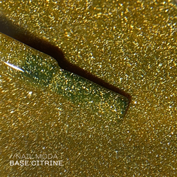 Nail Moda Base Citrine - Светоотражающая база, 15мл