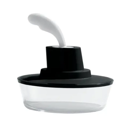 Alessi Масленка в форме корабля, черная