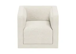 Кресло Cube (молочный, букле)