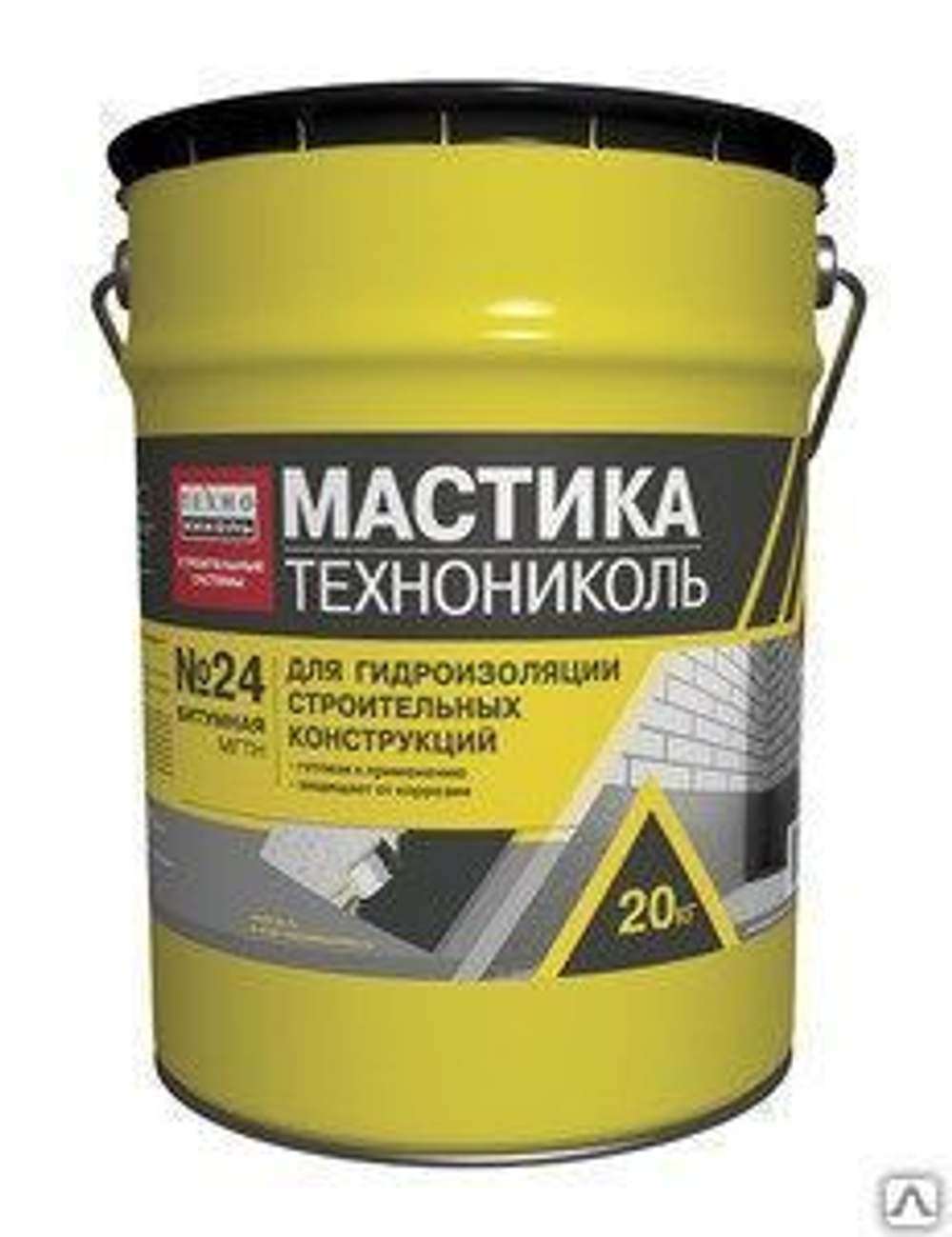 Мастика гидроизоляционная ТехноНиколь №24 (МГТН) (20 кг)