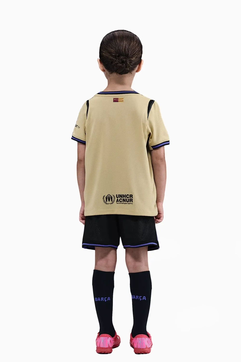 Футбольная форма Nike FC Barcelona x Kobe 25/26 Away Little Kids - бежевый