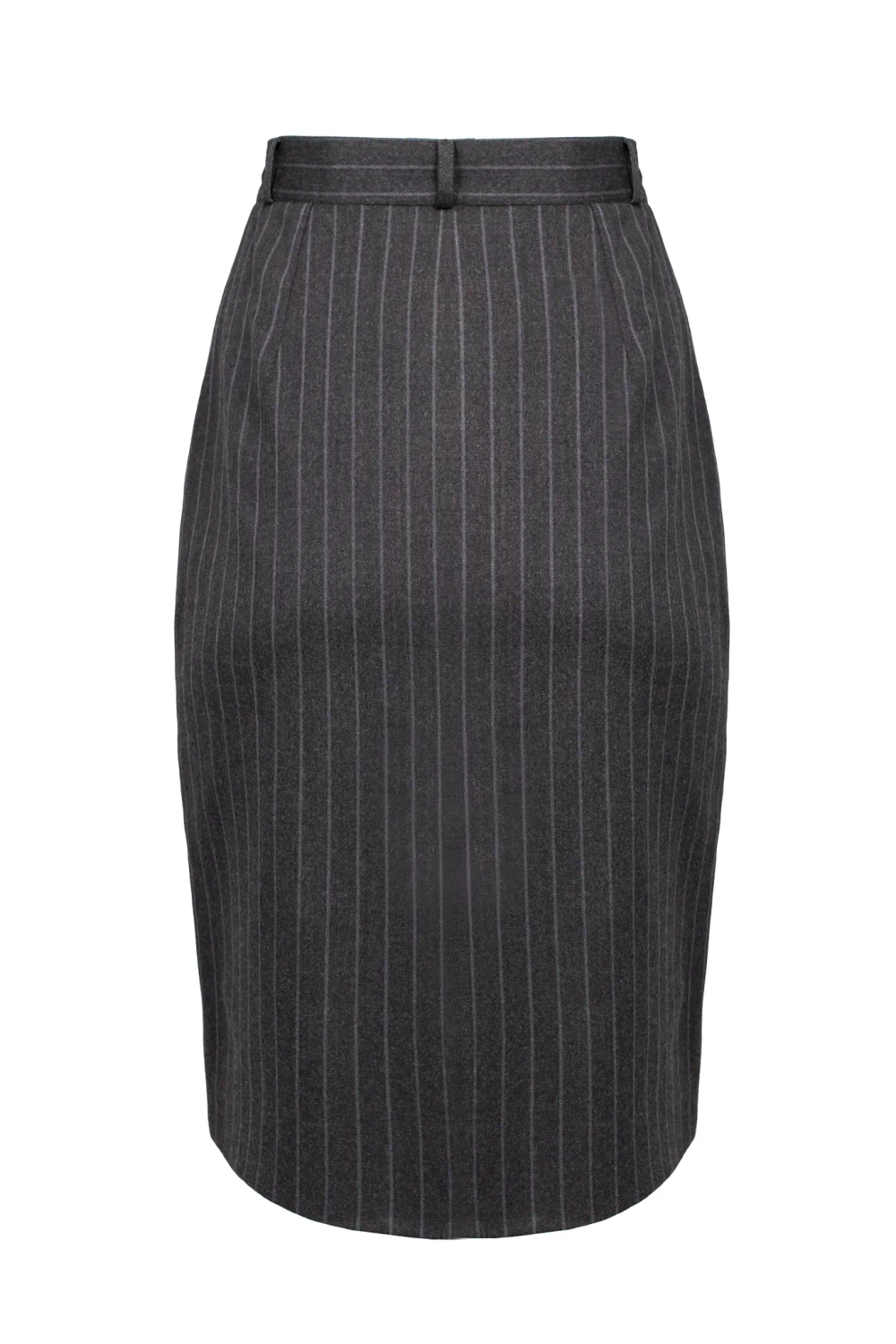 "Office core" Юбка в полоску с разрезом