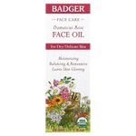 Badger, Face Care, масло для лица дамасской розы, 29,5 мл (1 жидк. унц.)