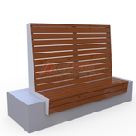 Настил на основание Noma Wall со спинкой