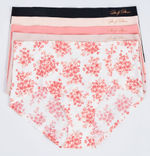 Набор из 5 бесшовных шелковистых трусиков (Размер: L) (Цвет: разноцветный)