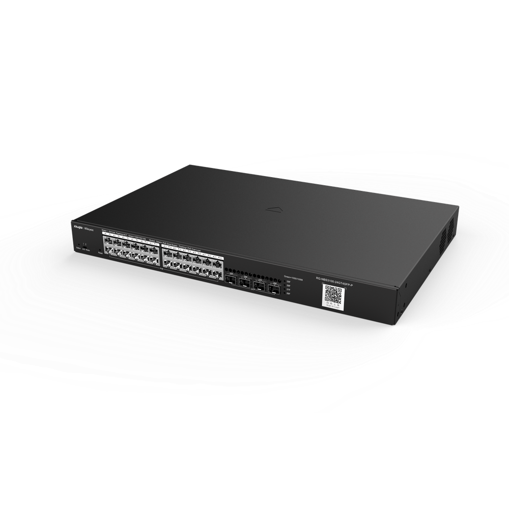 Коммутатор 24-Port Ruijie Reyee RG-NBS3100-24GT4SFP 4-Port SFP