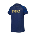 Li-Ning Women's T-Shirt National Team AAYQ056-1 blue