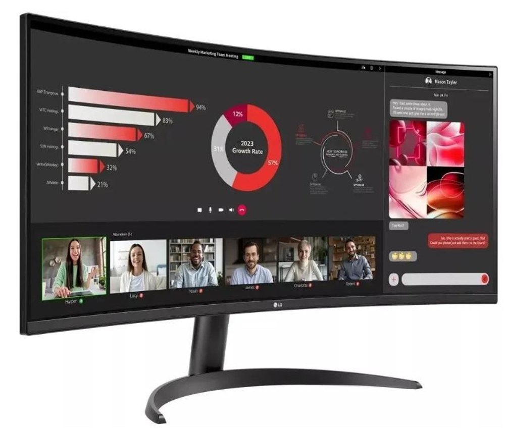 Монитор 34" LG UltraWide 34WR50QK-B