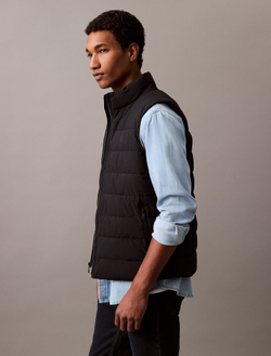 Утепленный жилет Calvin Klein Sleeveless Mock Neck Vest Black Beauty