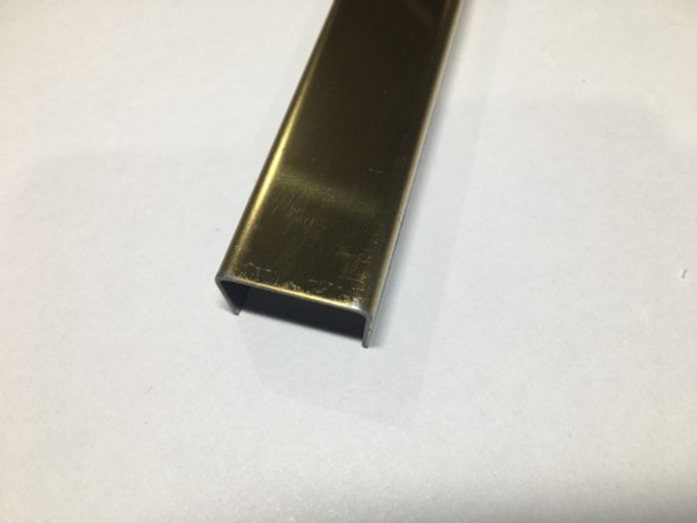 Фриз-С 20*12мм "HG" 2,7м Золото полир. 0,8мм сталь