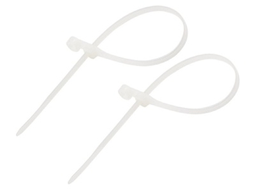 Хомуты нейлоновые белые 200х3,6мм (100 шт/уп) TDM