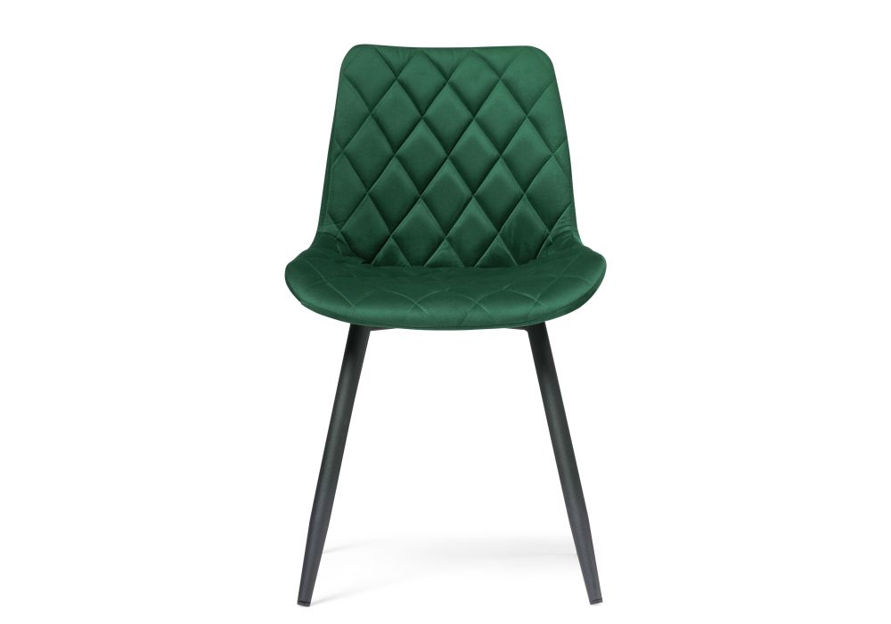 Стул на металлокаркасе Баодин Б/К зеленый / черный