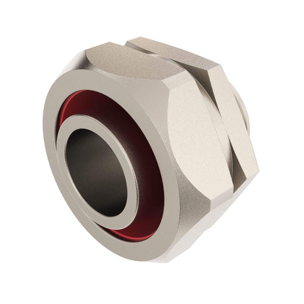 Муфта металлорукав-коробка DN 26,М25х1,5 наружная резьба