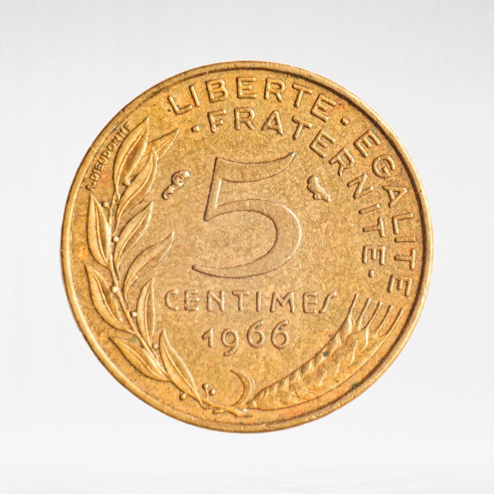 France, 5 Centimes 1966, VF