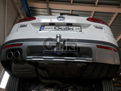 Фаркоп оцинкованный Galia V073C для Volkswagen Golf VII универсал 2WD/4WD 2013-(паспорт и сертификат в комплекте)(без электрики)