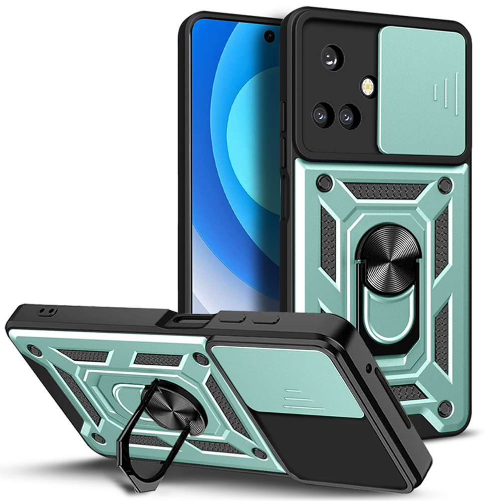 Чехол с кольцом Bumper Case для Tecno Camon 19 Pro