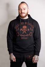 Худи Варгградъ мужской чёрный «Siberian hardcore» без начёса