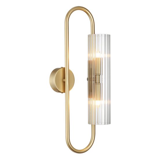 6560/2W SUSPENTIONI LN25 239 золотой/прозрачный/металл/стекло Бра G9 2*20W 220V TORONTO