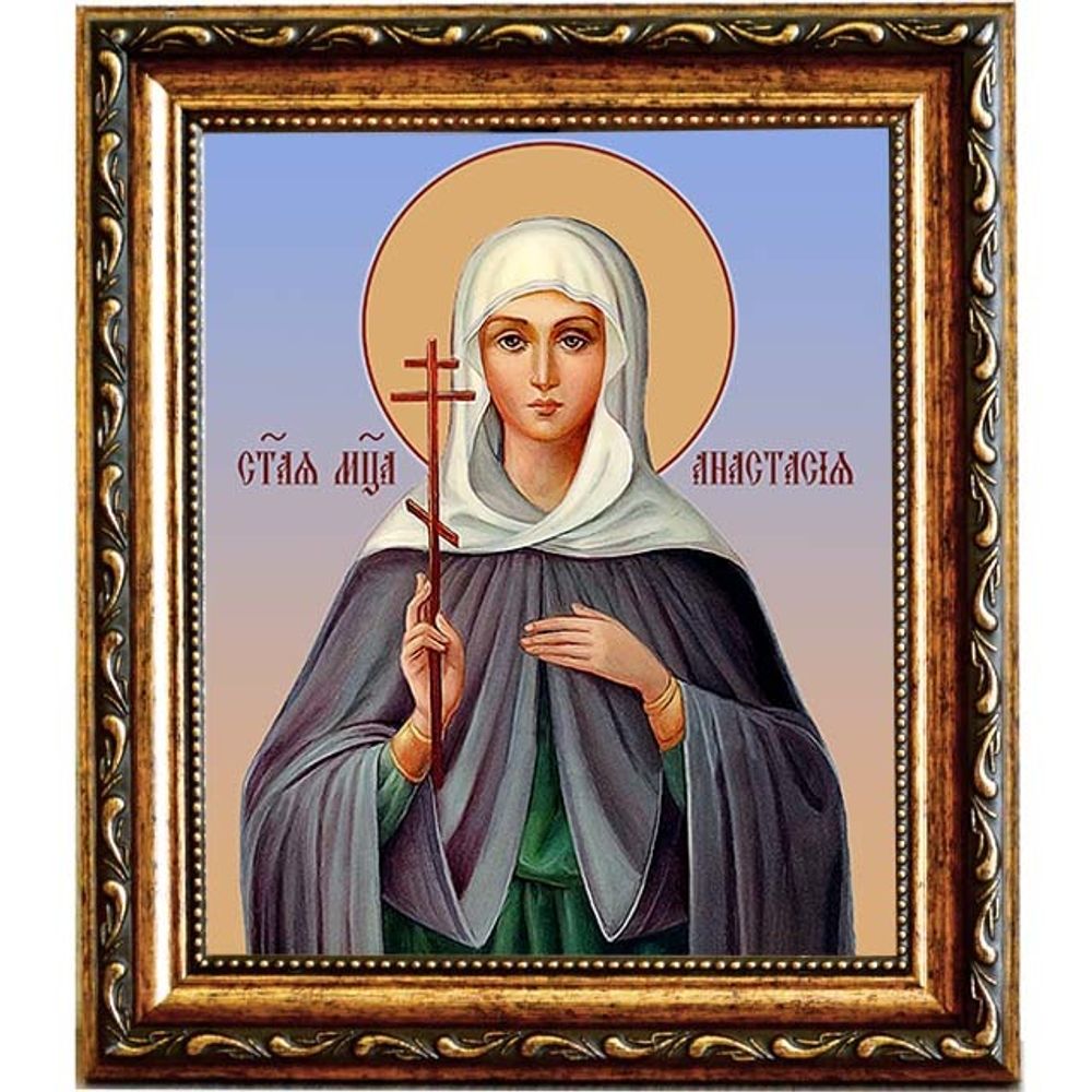 Анастасия мученица. Икона на холсте.