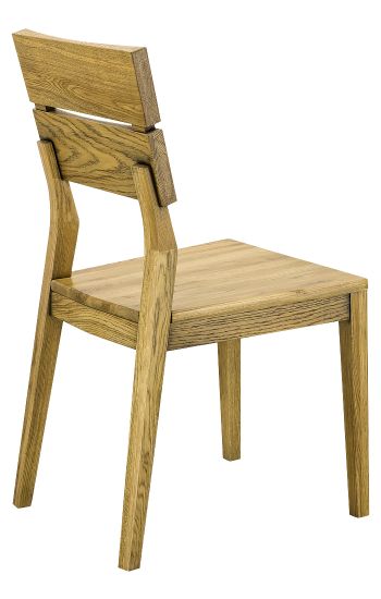 Стул Кёльн (дуб/тон Светлый дуб с черной патиной 004/жесткое сиденье)