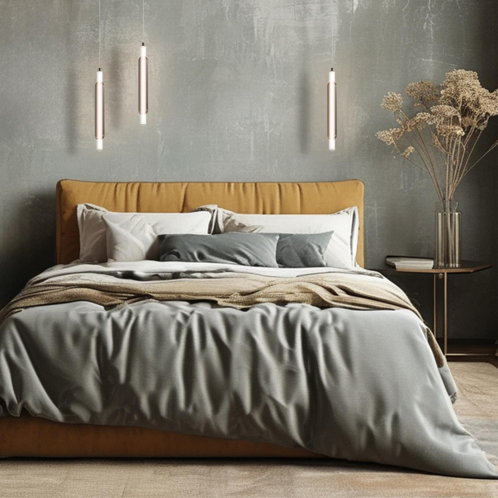 6556/15WCL LEDIO LN26 280 черный/дымчатый, металл/акрил/стекло Бра/подвес LED 15W 4000К 220V TRENDY