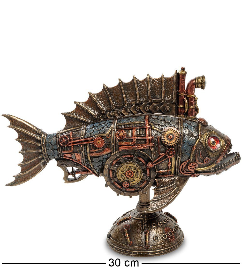 Veronese WS-905 Статуэтка в стиле Стимпанк «Рыба Удильщик» с подсветкой