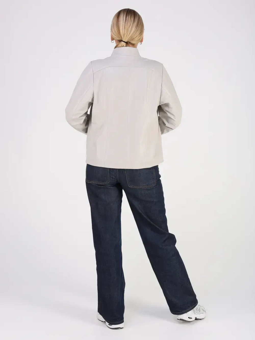 Кожаная куртка демисезонная косуха