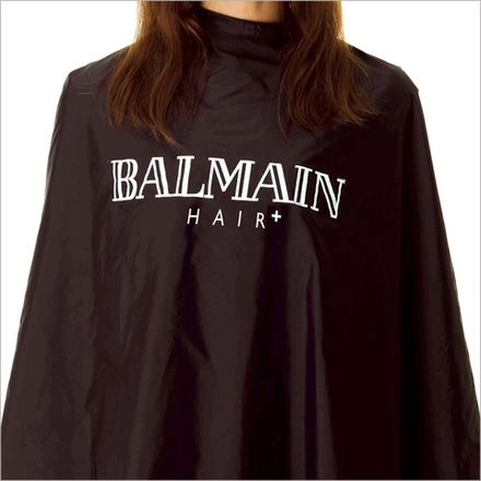 Balmain Черный пеньюар Black Cutting Cape
