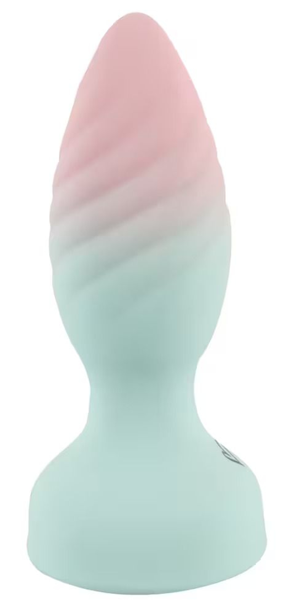 Анальная пробка JUVELA RC Butt Plug с пультом ДУ - 11,5 см. (Цвет: аквамариновый)