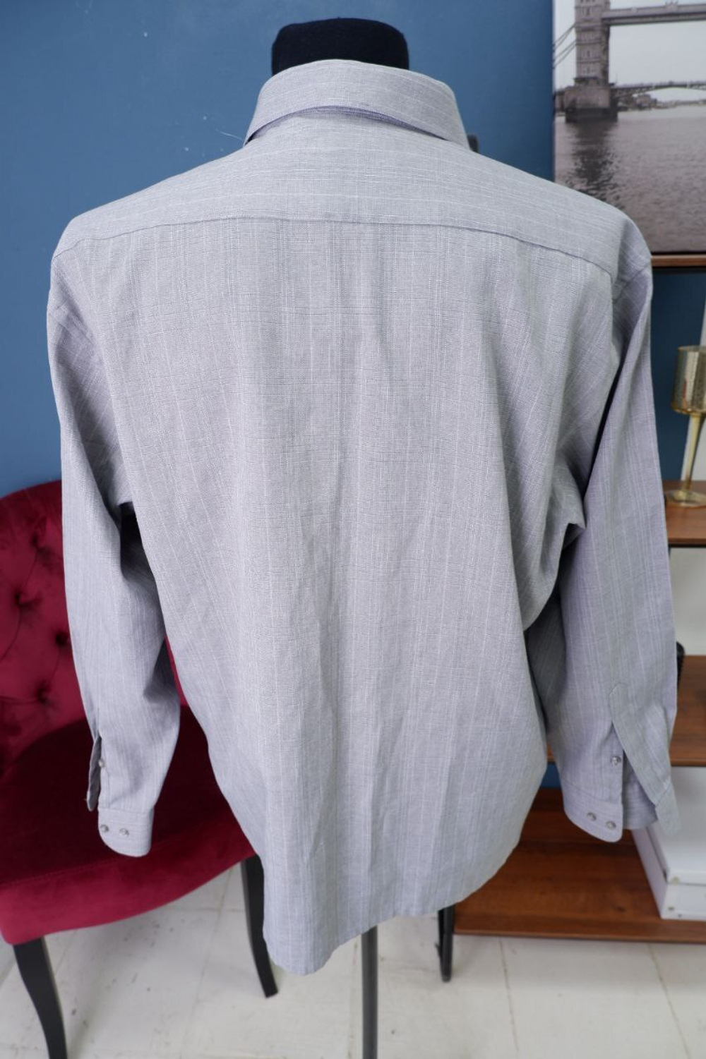 Рубашка серая  60 размер