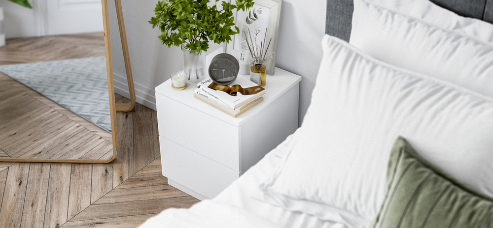Тумба Симпл Белый снег