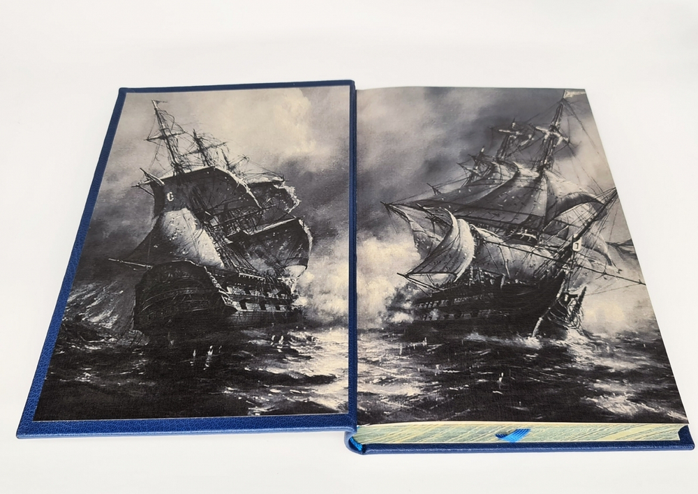 Подарочная книга "Путешествие в Южный океан и в Берингов пролив" О.Е. Коцебу 1948 г