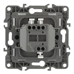 12-1001-04 ЭРА Выключатель, 10АХ-250В, IP20, без м.лапок, Эра12, шампань