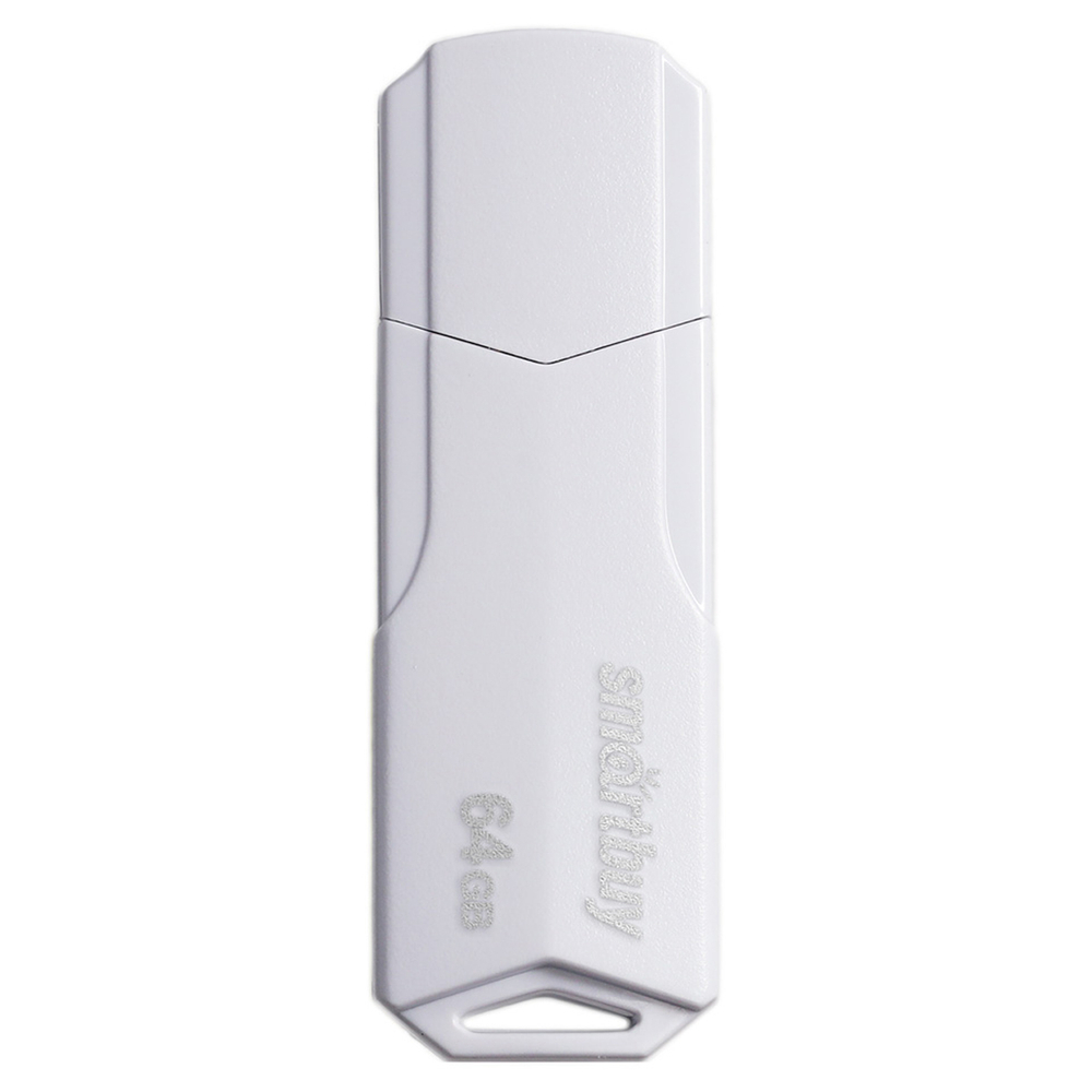 Память Smart Buy "Clue" 64GB, USB 2.0 Flash Drive, белый