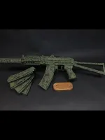 Набор оружейная краска в баллончиках, трафарет "Цифровая флора", NK Novokraska