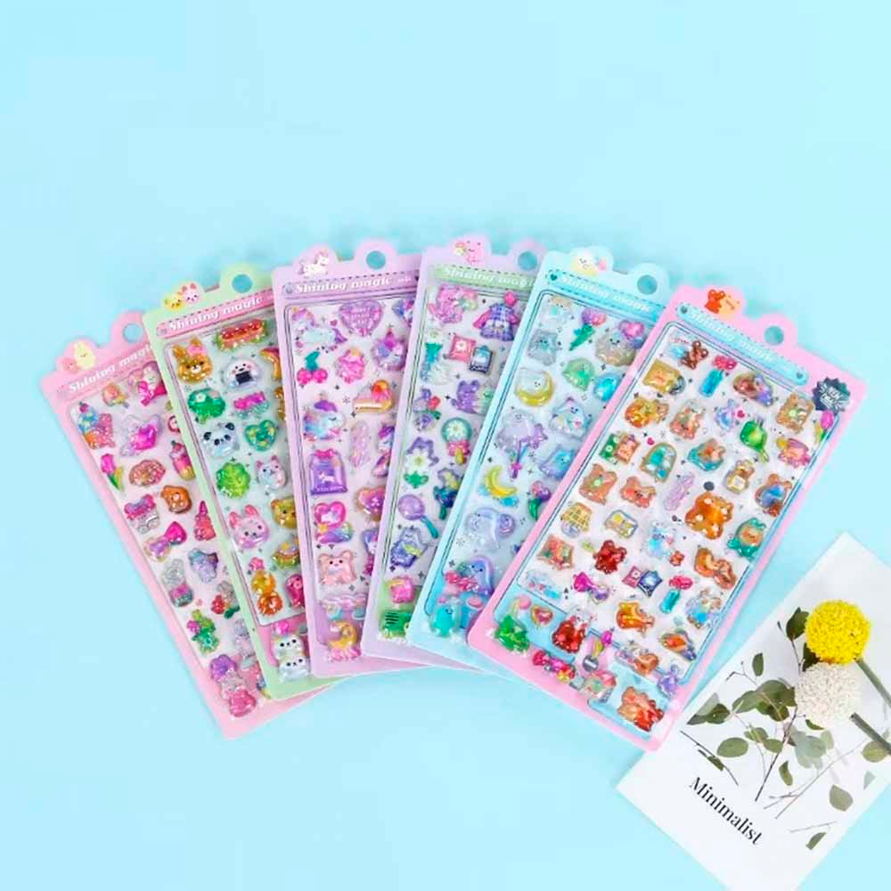 Набор 3D наклеек