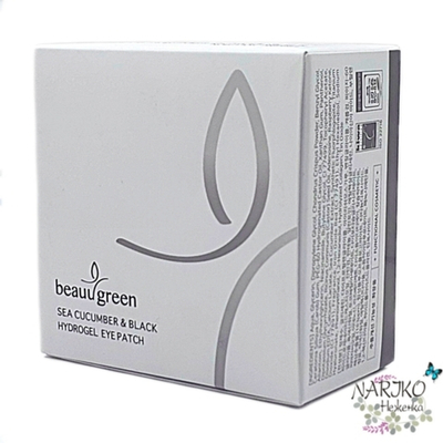 Гидрогелевые патчи для глаз с Чёрным Трепангом BEAUUGREEN Sea Cucumber & Black Hydrogel Eye Patch, 60 шт.