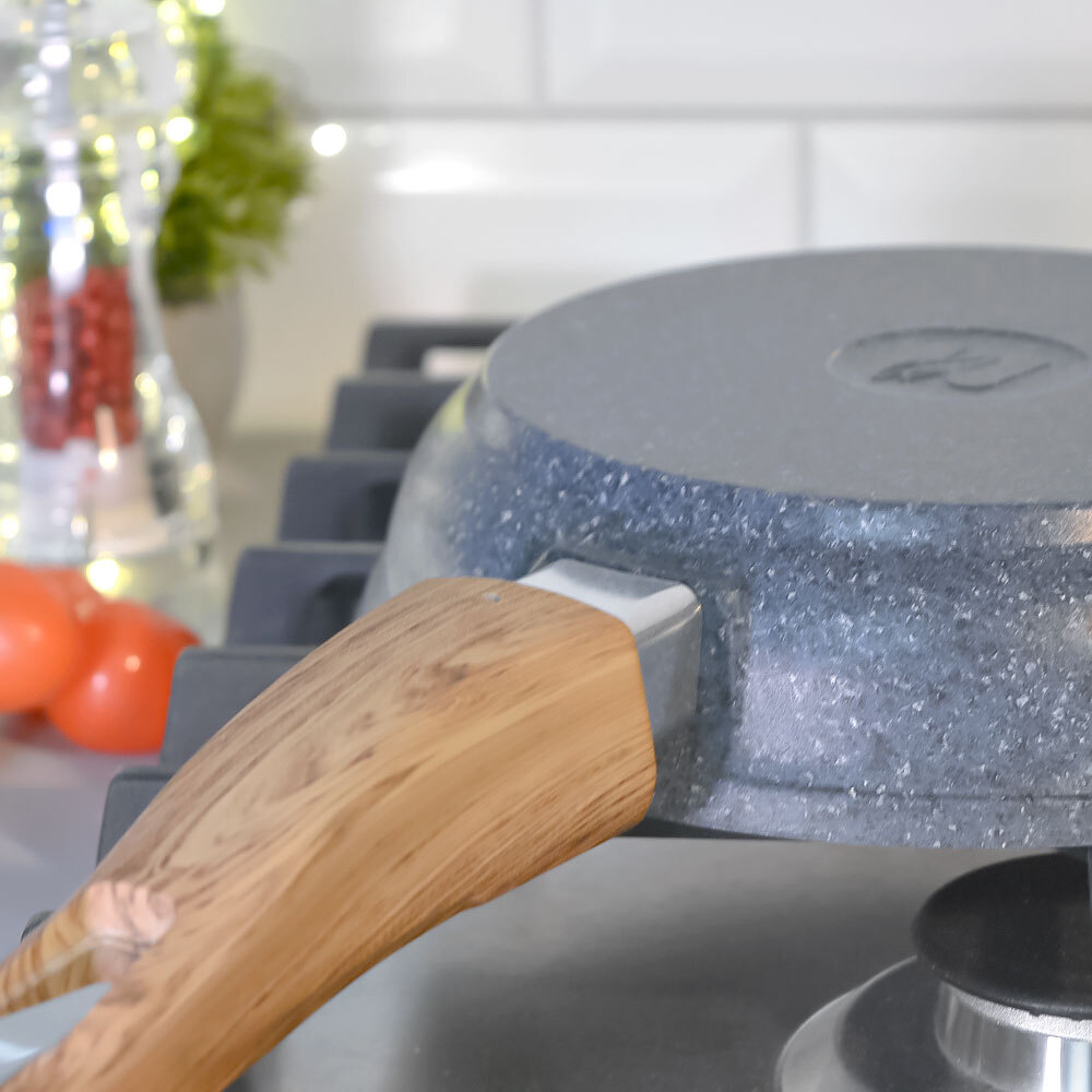 Сковорода 18см Premium blue со съемной ручкой