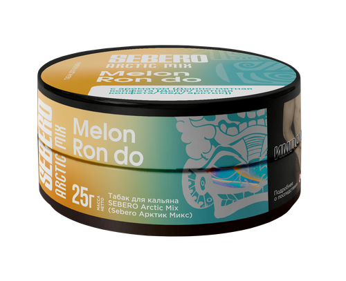 М. Табак для кальяна Sebero Arctic mix Melon Ron do (Дыня, мятная конфета, мед, арктик) 25гр