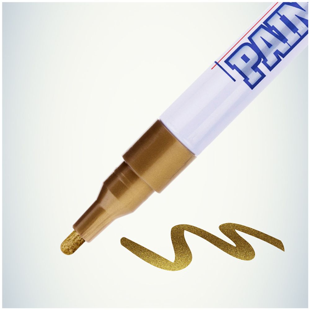 Маркер-краска, 2мм, Slim золото, нитро-основа, MunHwa