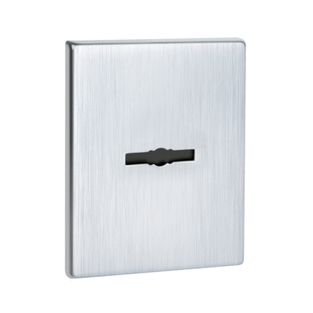 Накладка на сувальдный замок ESC.S-auto.TRG/K.486 с авт. шторками SSC-16 сатинированный хром (1 шт)